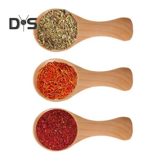 10 ks Ekologická lžička na koření Kompaktní malá lžička na sůl odolná proti pádu