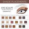 Natasha Denona Eye Sculpt Texture   Tone Eyeshadow Palette Dramatic