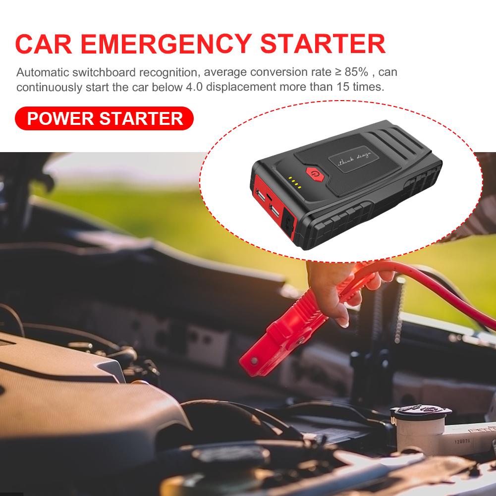Universal Car Jump Starter Portable 9800mAh 12V Car Battery Booster Charger Booster Power Bank Starting Device Car Jump Starter