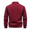 Plush Shirt Men's Fake Two-Piece Knitted Shirt