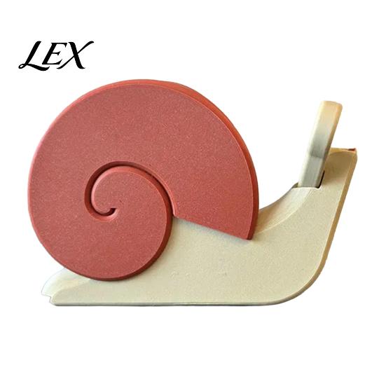 Snail Shape Tape Dispenser 3D Printed Dispenser, Universal Packaging Wrapping Holder, Office Decorative Cutting Tools for Home School Lightweight snails