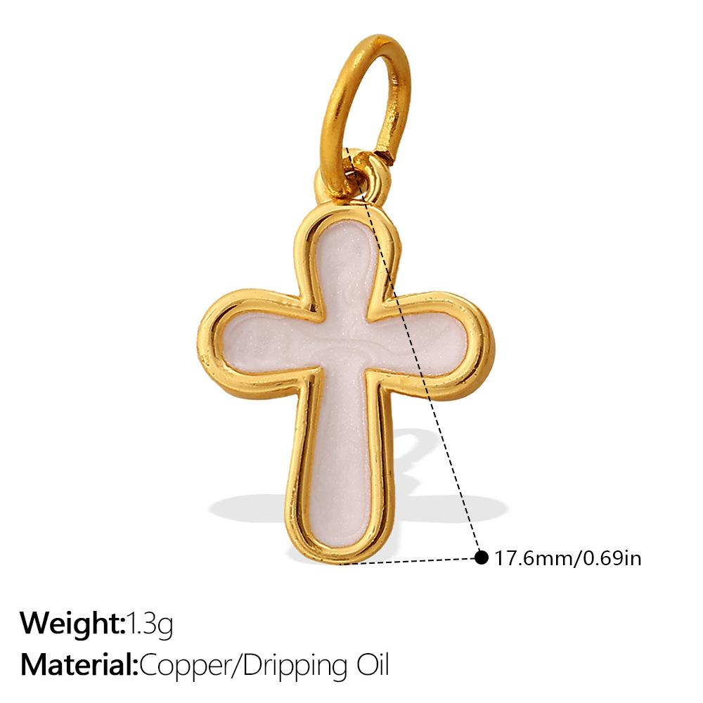 Cartoon Color Oil Drop Pendant Accessories Cute And Diverse Ice Cream Flower Diy Earrings Pendant