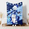 1pc Blanket Genshin Impact Furina Print Design, Lightweight Blanket for Sofa, Bed- Soft &Warm, Gift for All Seasons like Christmas, Halloween