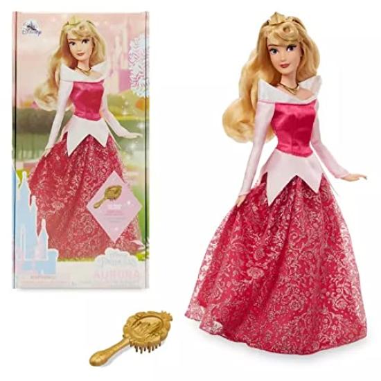 Disney Aurora Classic Doll 2021 with Hairbrush Accessory Sleeping Beauty Aurora Classic Doll Sleeping Beauty 11 [Used] – – 1/2''