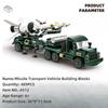 Non-Toxic Ww2 Military Army Soldiers World War Police Building Blocks Model Toys Swat Missile Transportation Vehicle 4512 489Pcs