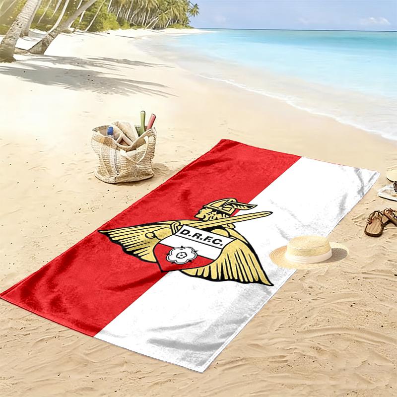 Doncaster Rovers Football Club Print Beach Towel Large Soft Quick Dry Towel For Beach Camping Swimming