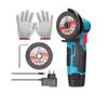 12V Rechargeable Mini Angle Grinder & Polisher, 3-Inch Lithium Battery