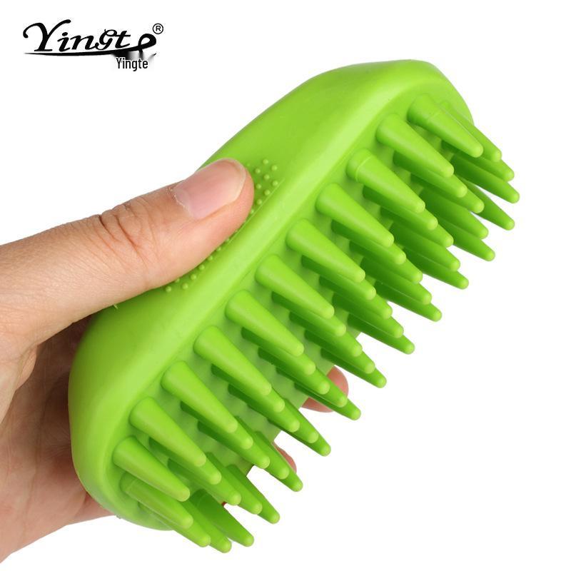 Pet Bath & Massage Brush for Grooming Dogs and Cats