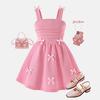 Elegantes Mädchenkleid - Sommer Kinder Süßes Schmetterlingsknoten Prinzessinnenkleid
