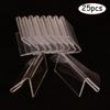 Transparent Price Tag Stand Accessories Plastic Mini Sign Display Holder Card