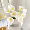 Yousheng Real Touch Artificial Calla Lily Flower 13.4" Lifelike Faux Flower Branch for DIY Wedding Bouquet Home Indoor Table Centerpiece