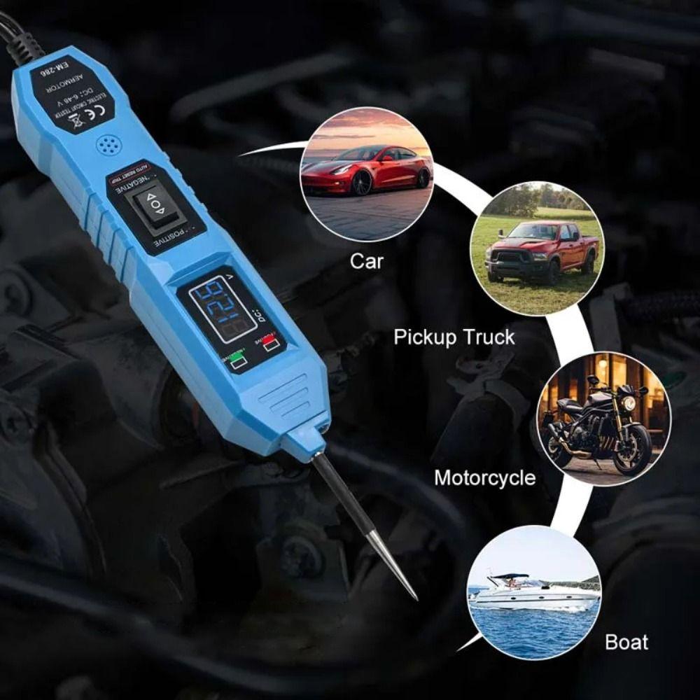 DC 7-36V Automotive Electric Circuit Tester Continuity Testing DC Car Power Tester Car