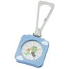 Fieldwork Women's Analog Pocket Watch with Pickles the Frog Bag Charm, 3-Way Watch, White Dial, Blue, PTF004-2