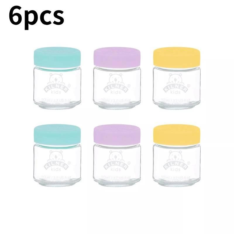 

Premium Kilner Baby Food Glass Jar Set Six Versatile Containers For Freshness 110ml