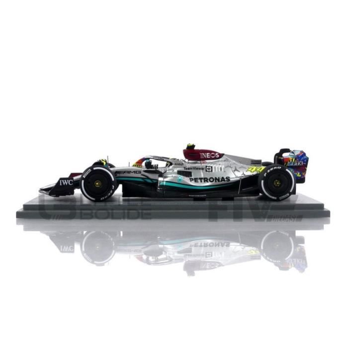 Collectible Miniature Car - SPARK - MERCEDES-AMG W13 E Performance - 1/43 - Miami GP 2022 - Black/Grey/Green