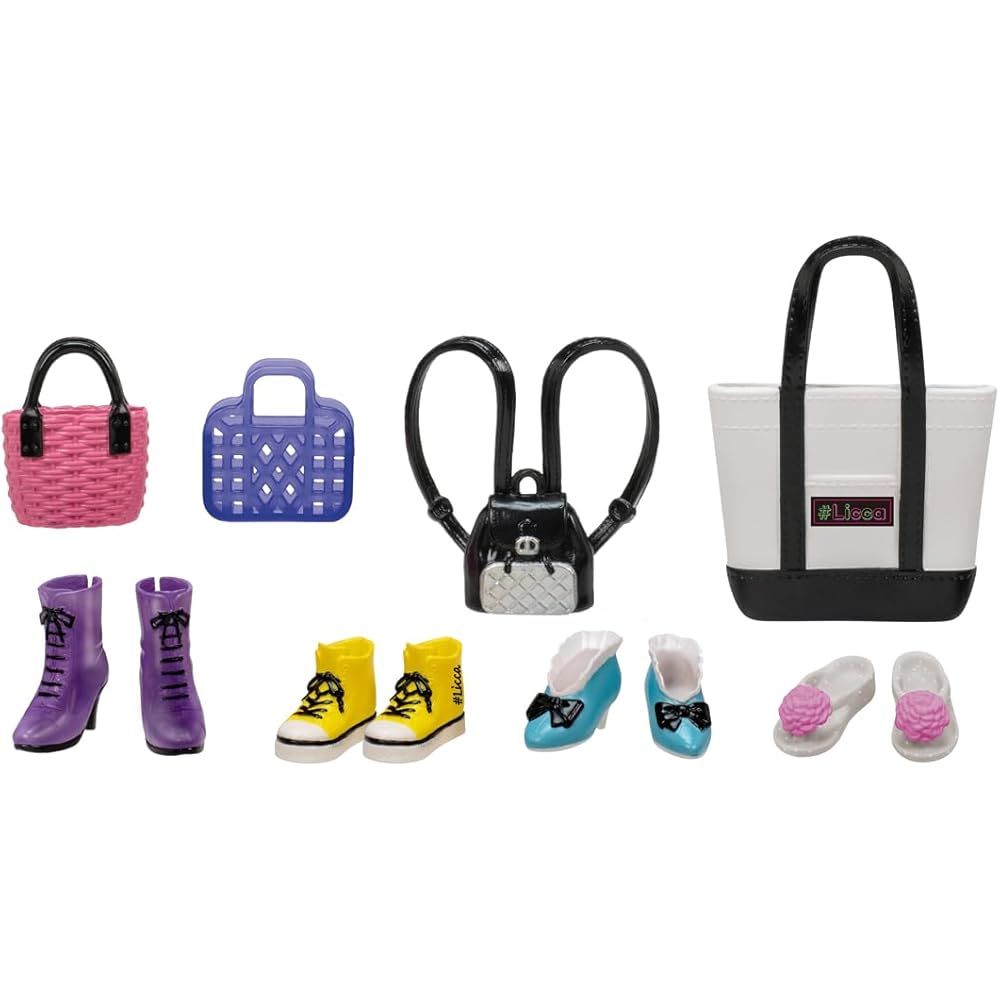 

Takara Tomy Licca Dress with Photo Bag and Shoes for Dolls