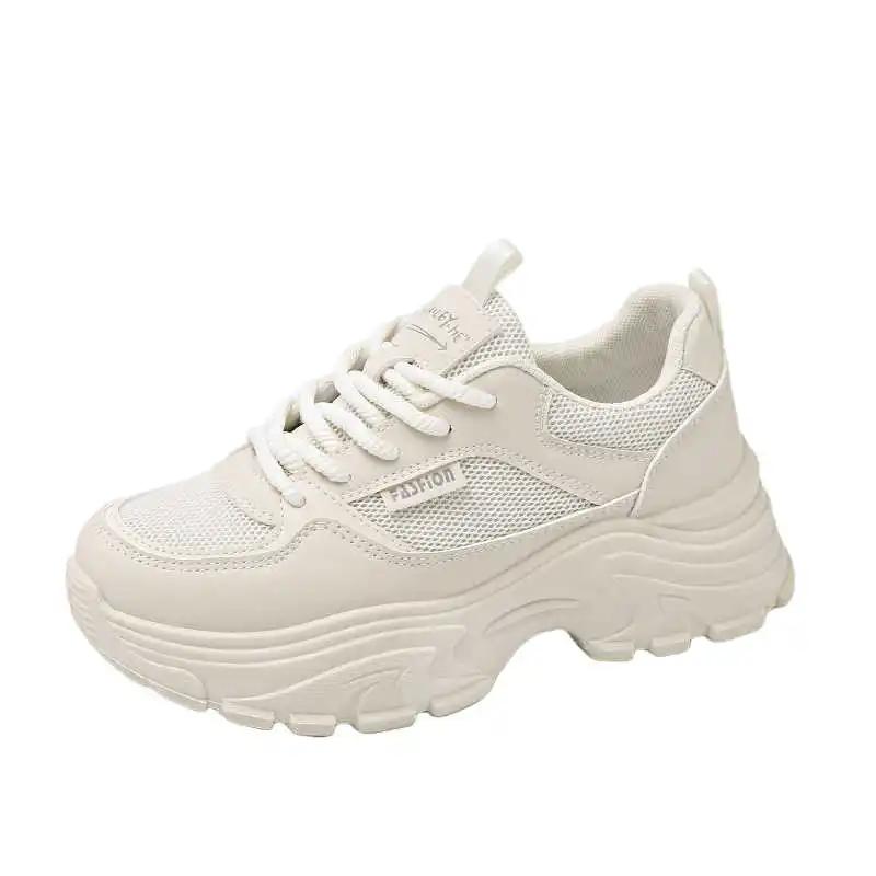 Fashion Key Height Appearance Increases Loafers Women Luxury Flats Tennis Sneakers For Women Designer Luxury Women's Shoes Sport