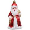 Santa Claus Christmas Tree Ornament Plastic DIY Crafts Painted Christmas Gifts Boxes Pendant New Year Hanging Ornament