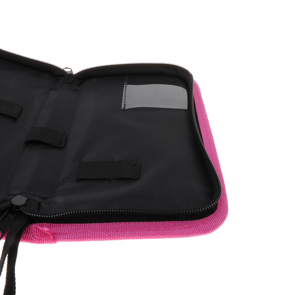 /Pink Soft Artificial Leather Hair Case Hairdressing Combs Tools Pouch