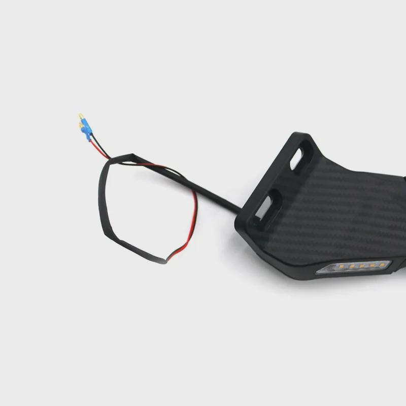 Moxin Universal Motorcycle Rearview Mirror for R25, NMAX, NINJA with Yellow Light Reflector
