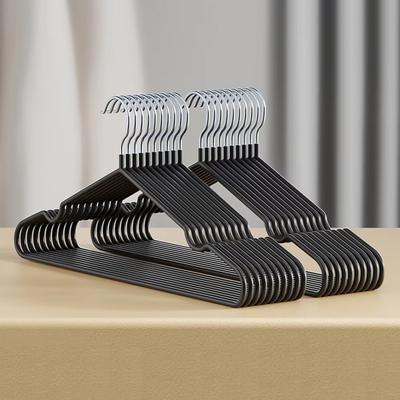 10pcs Metal Clothes Hanger Household Coat Pants Hanger Traceless No-slip Hangers For Clothes Durable Strong Hangers Organization