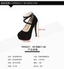 Fashion 2025 Spring and Autumn New Luxury Women's High Heels Fashion Cross Tie Style Casual Single Shoes Nightclub Dance 14CM High Heels