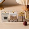 Storage Box Acrylic Dust-Proof Transparent Jewelry Box Makeup Removal Cotton Swab Lipstick Container Desktop Storage Organizer