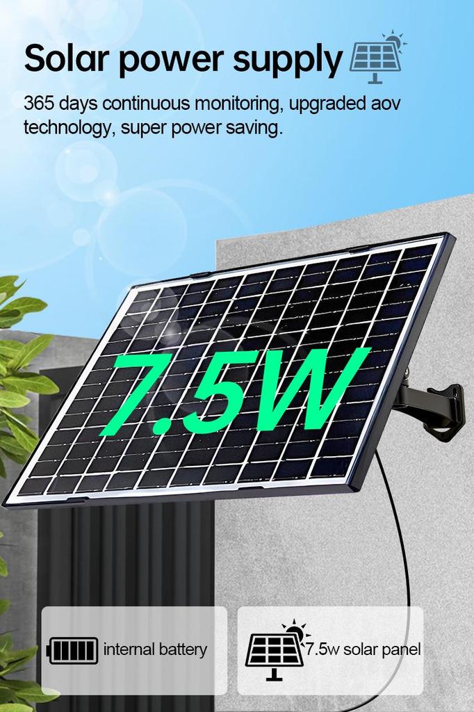 4G Outdoor Solar HD Camera with 5MP Smart Monitoring