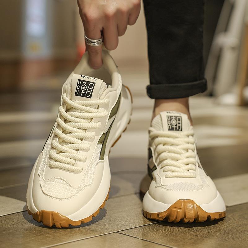 Trendy Men's Shoes, Moral Training Shoes, Men's Sports Casual Shoes, Niche Design, Thick Soles, Heightening Teenagers, Versatile Forrest Gump Shoes