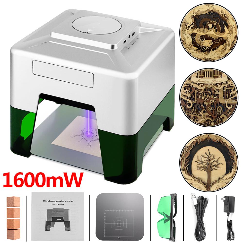 1600MW Mini bluetooth Engraver DIY Logo Printer Mini  Laser Engraving Carver Machine