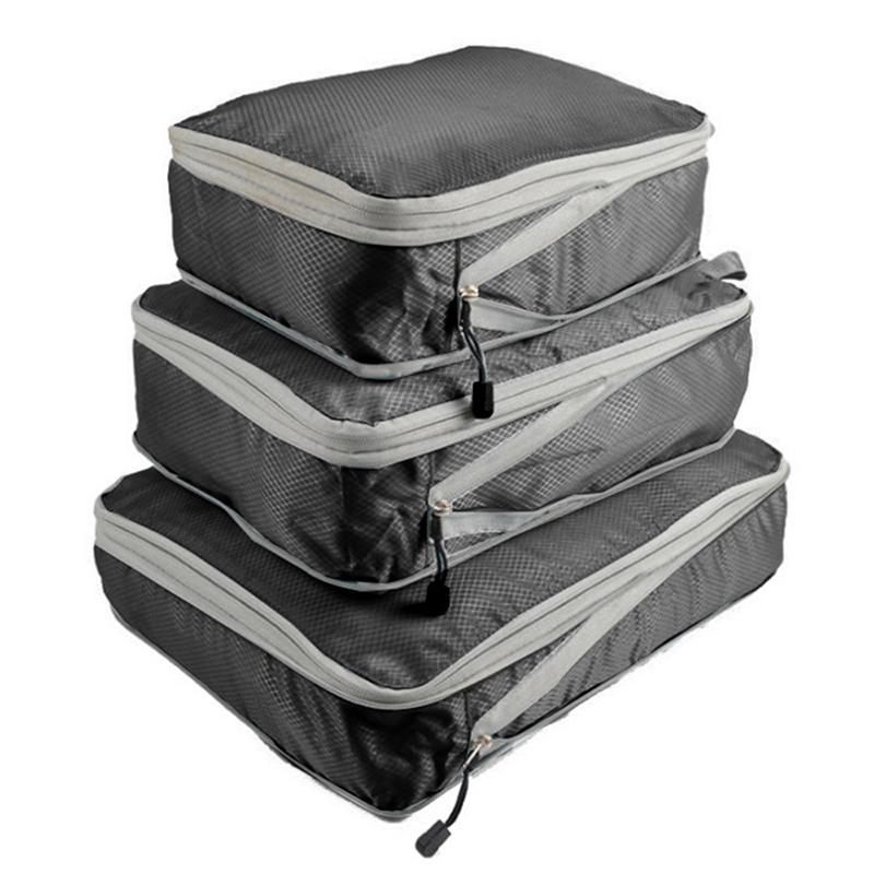 3pcs Oversized Storage Bag Travel Compressible Storage Set Luggage Sorting And Organizing Storage Bag Expandable Packaging Bag