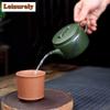 270ml Chinese Yixing Purple Clay Teapots Famous Handmade Dargon Tea Pot Raw Ore Green Mud Kettle Authentic Zisha Tea Set Gifts