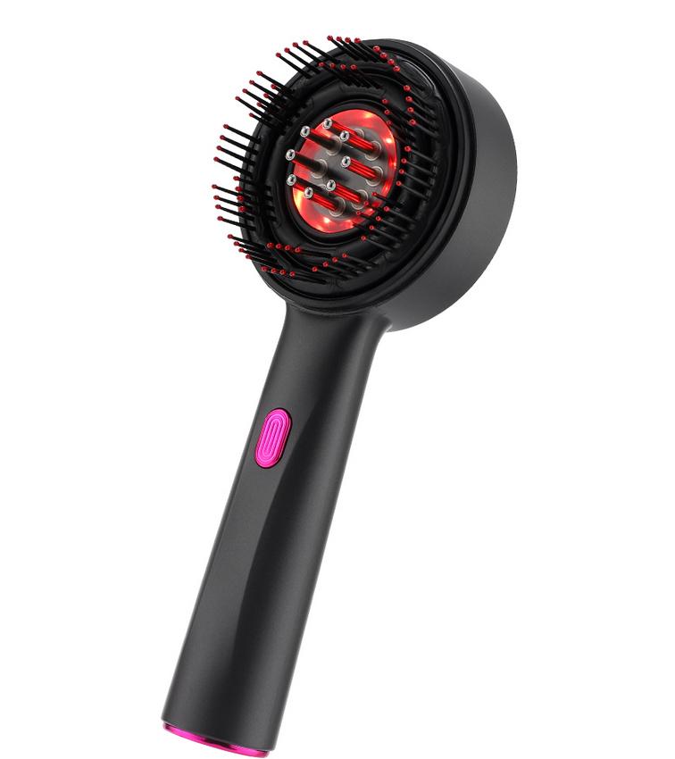 Elektrischer Kopfhaut-Massagekamm Kopfhaut-Massagebürste Kopfmassagegerät 5 Stufen Anti-Haarausfall Massagekamm Haaröl-Applikator