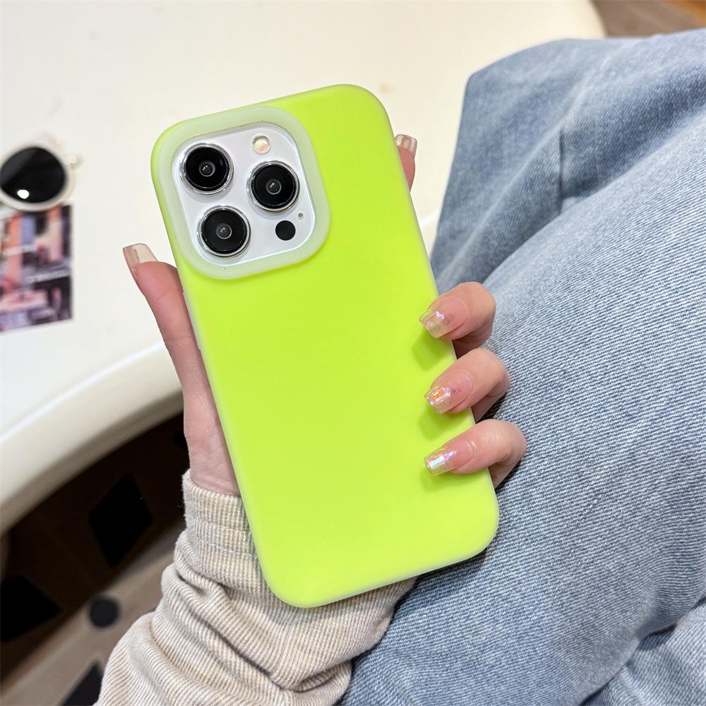 Luxury Candy Colored Liquid Silicone Phone Case For iPhone 16 15 14 13 12 Pro Max Puls 11 Soft Shockproof Bumper Matte Cover