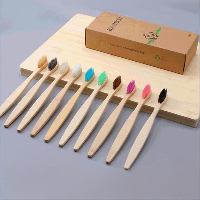 Ecofriendly Adult Bamboo Toothbrush With Soft Bristle For Hotel Stay And Daily Oral Care