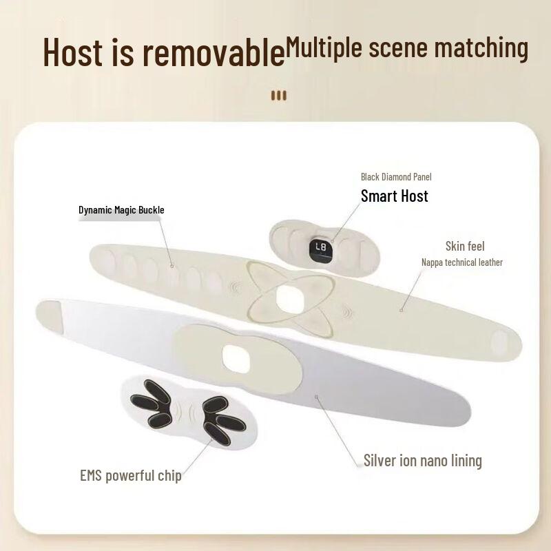 SENBAIWEI EMS Waist Massager with Red Light Heat CN Plug (adapter Included)