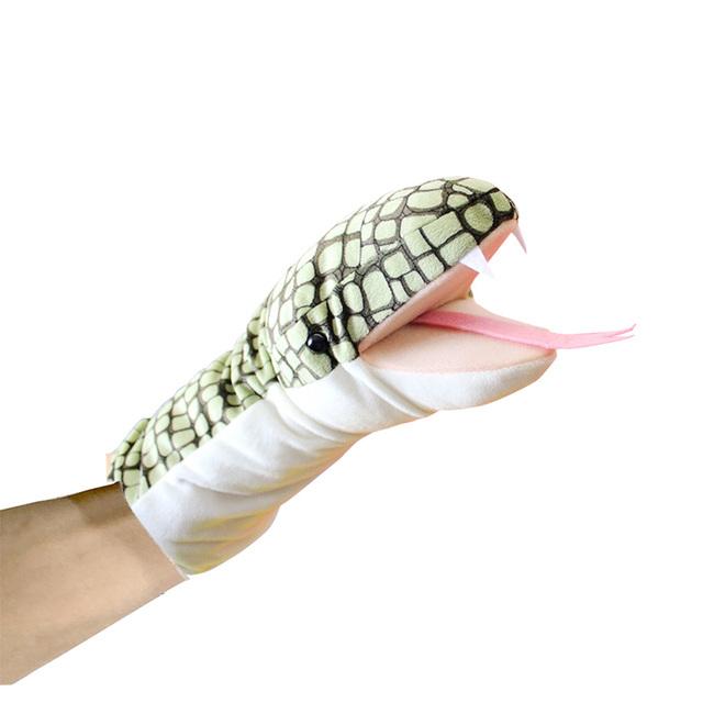 Stuffed Plush Animals Playthings Hand Finger Story Puppet Kawaii Dolls Learning Infant Playthings Duck Lamb Cow Dog Horse Kids Toy Gift Idea