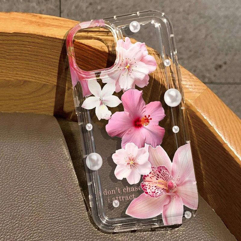 Vintage Flower Collage Protective Phone Case For iPhone 17 Air 16 16e 15 13 12 11 Pro Max Pro Plus Shockproof Funda Cover