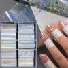 Laser Nail Foil Decals Iridescent Nail Art Stickers Professional Manicure Decals  Nail Decoration