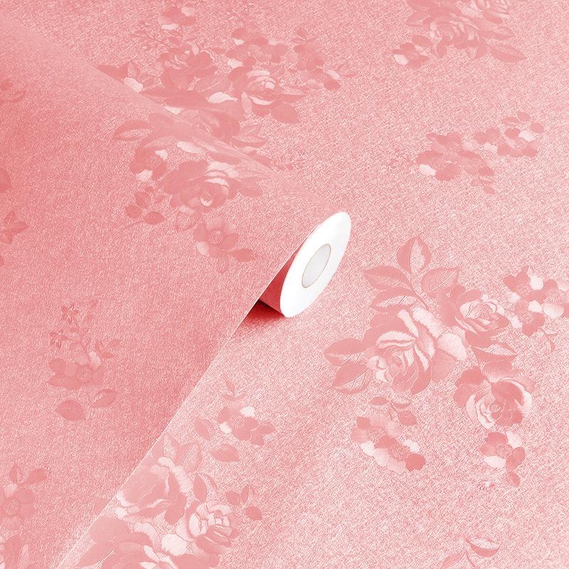 Self-Adhesive Waterproof Linen Texture Wallpaper for Bedroom and Living Room