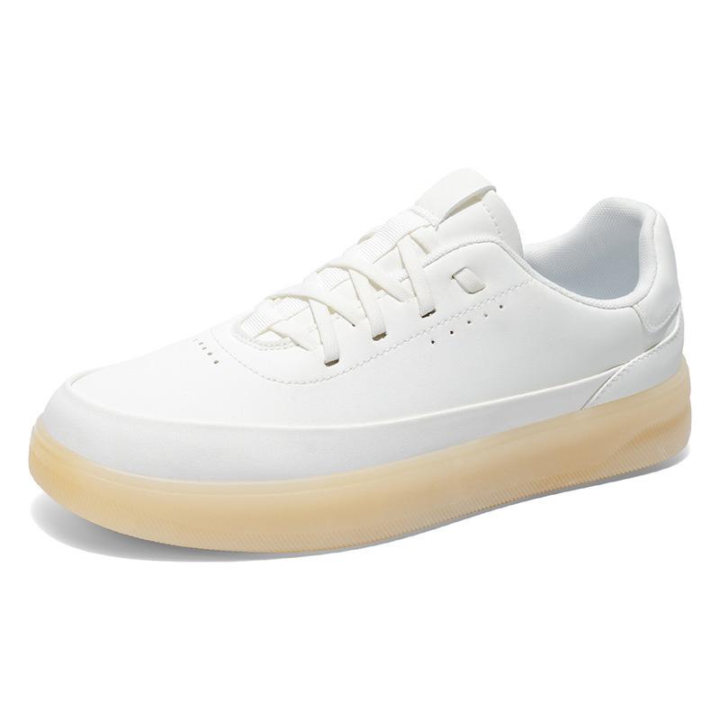 

2026 shoes men s leather shoes new men s shoes casual with light soft sole small white men 39