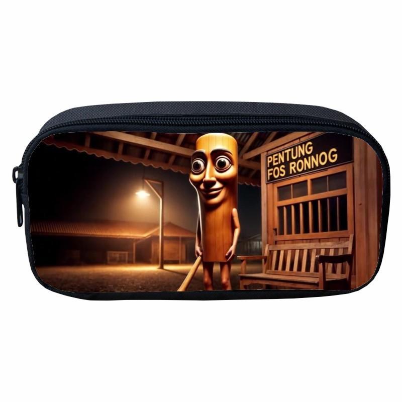 New Print Shanhaijing Italian Brainrotm Stick Pencil Case, Cartoon Children S Pencil Case For Primary School Students