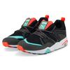 Puma Blaze of Glory Reverse Classics - Schwarze Unisex-Sneaker Stahlgrau Feuerkoralle 383532-01