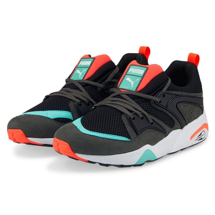Puma Blaze of Glory Reverse Classics - Black Unisex Sneakers Steel-Grey Fiery-Coral 383532-01