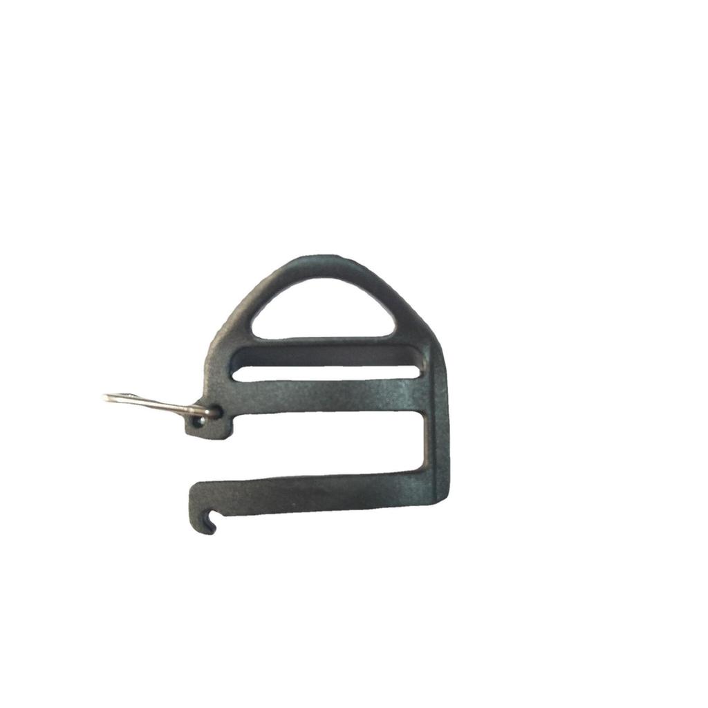 25mm Multifunctional Plastic Removable Eye Buckle 2.5cm Backpack Hook with Left Opening