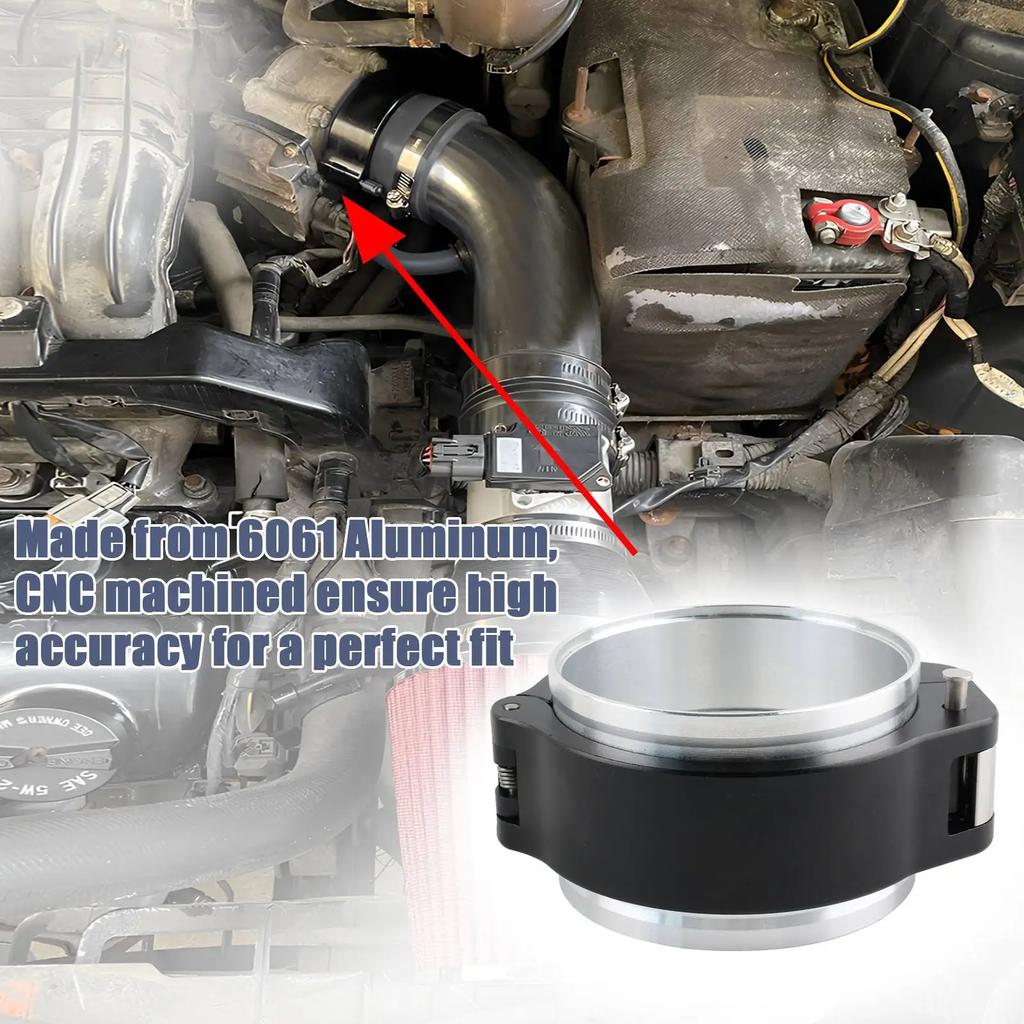 Universal 2.5/3/4 Inch Pinless HD Clamp for Intercooler Pipe Clamp and Flanges 63/76/102mm