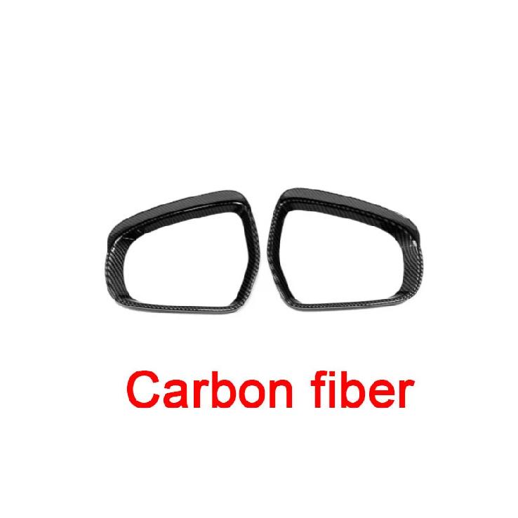 

Для Suzuki Vitara 2016 2017 2018 Наклейка на задній вид бічного скла дзеркала Рамка-облицювання Захист від дощу Сонцезахисний козирок Тінь ABS Брові Carbon fiber