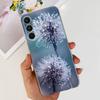 For Samsung Galaxy A24 4G Case Couple Lovely Heart Beautiful Flower Cover For Fundas Samsung A24 4G A245F A 24 Soft Clear Rubber