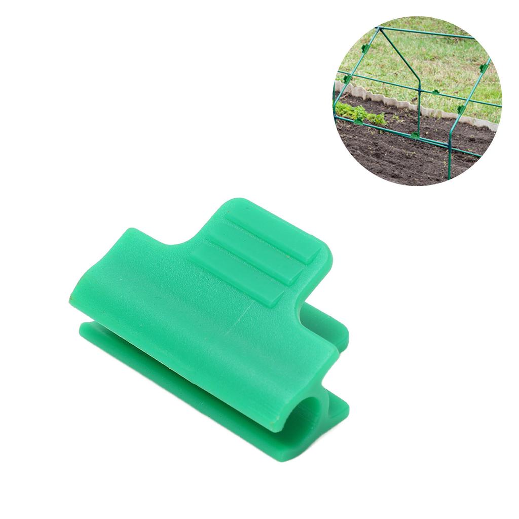 100pcs Greenhouse Clamps Film Row Cover Netting Tunnel Hoop Clip Frame Shading Net Rod Clip Greenhouse Film Clamps