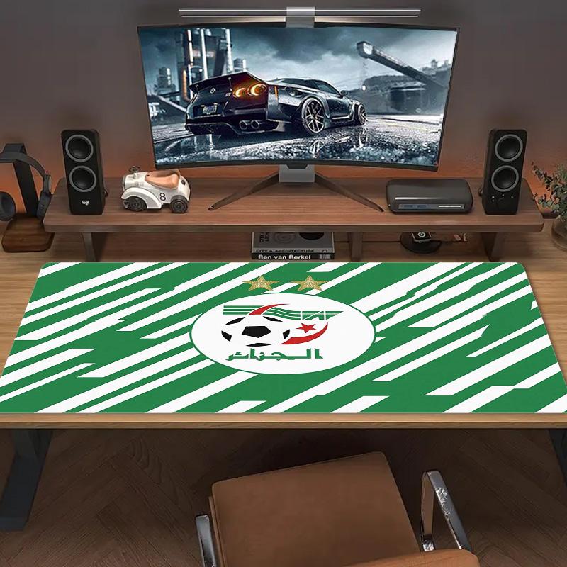 Algeria Football Color Mouse Pad Large Gaming Table Cushion Non-slip Laptop Tablet Big Mousepad XXL Mat Mini PC Playmat With Lock edge